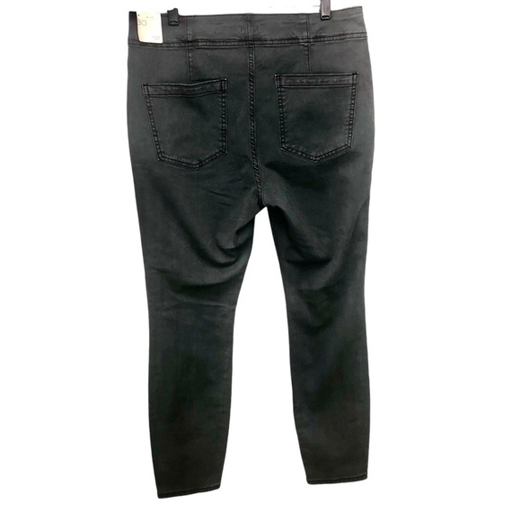 NWT Pilco Anthropologie Highrise Skinny SlateGray Stretch Waist Pocket Detail 30 - Picture 2 of 14